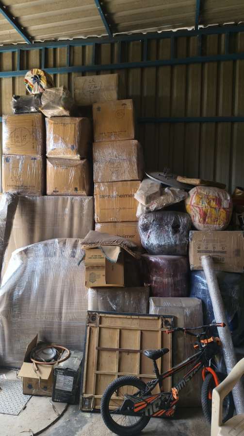 House Shifting Chennai to Gurgaon - Live Ground Truck Loading with Kid's Bicycle, Upright Carrom Board, Stretch-Wrapped Cartons and Furniture Armor